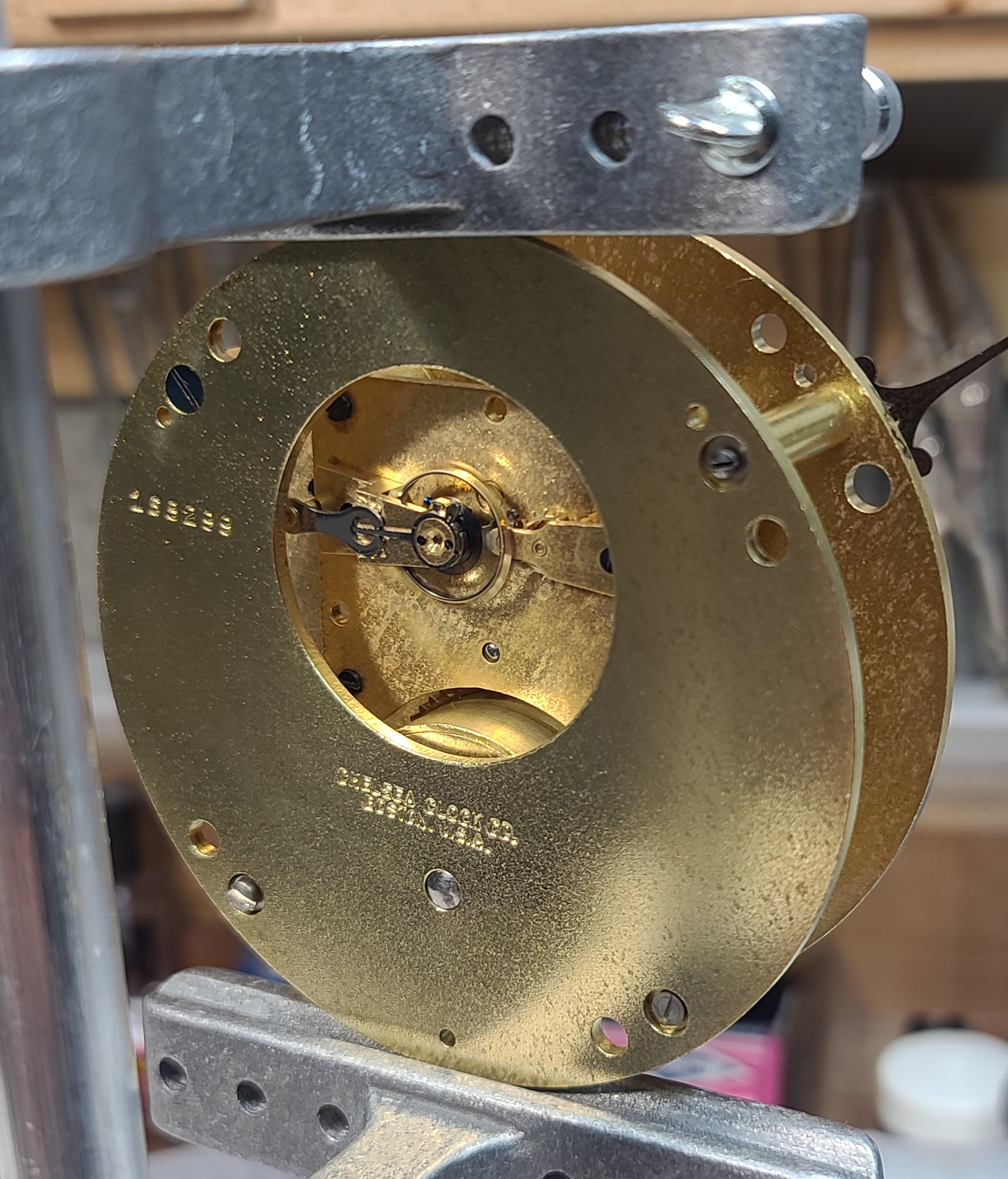 Lever Action Banjo Clock