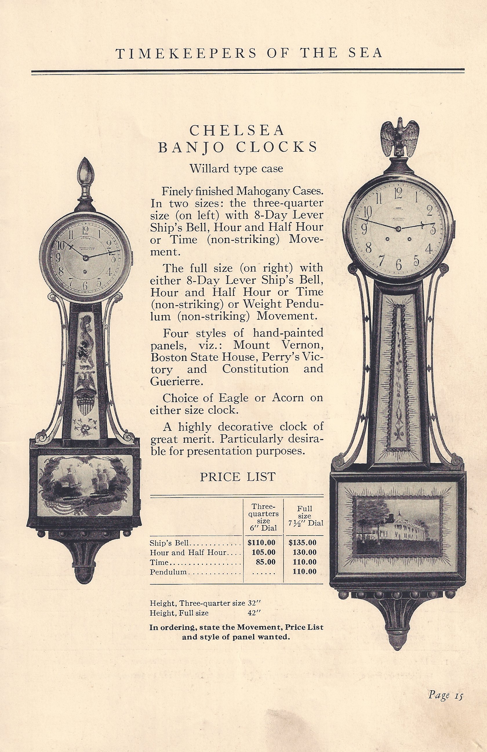 Lever Action Banjo Clock