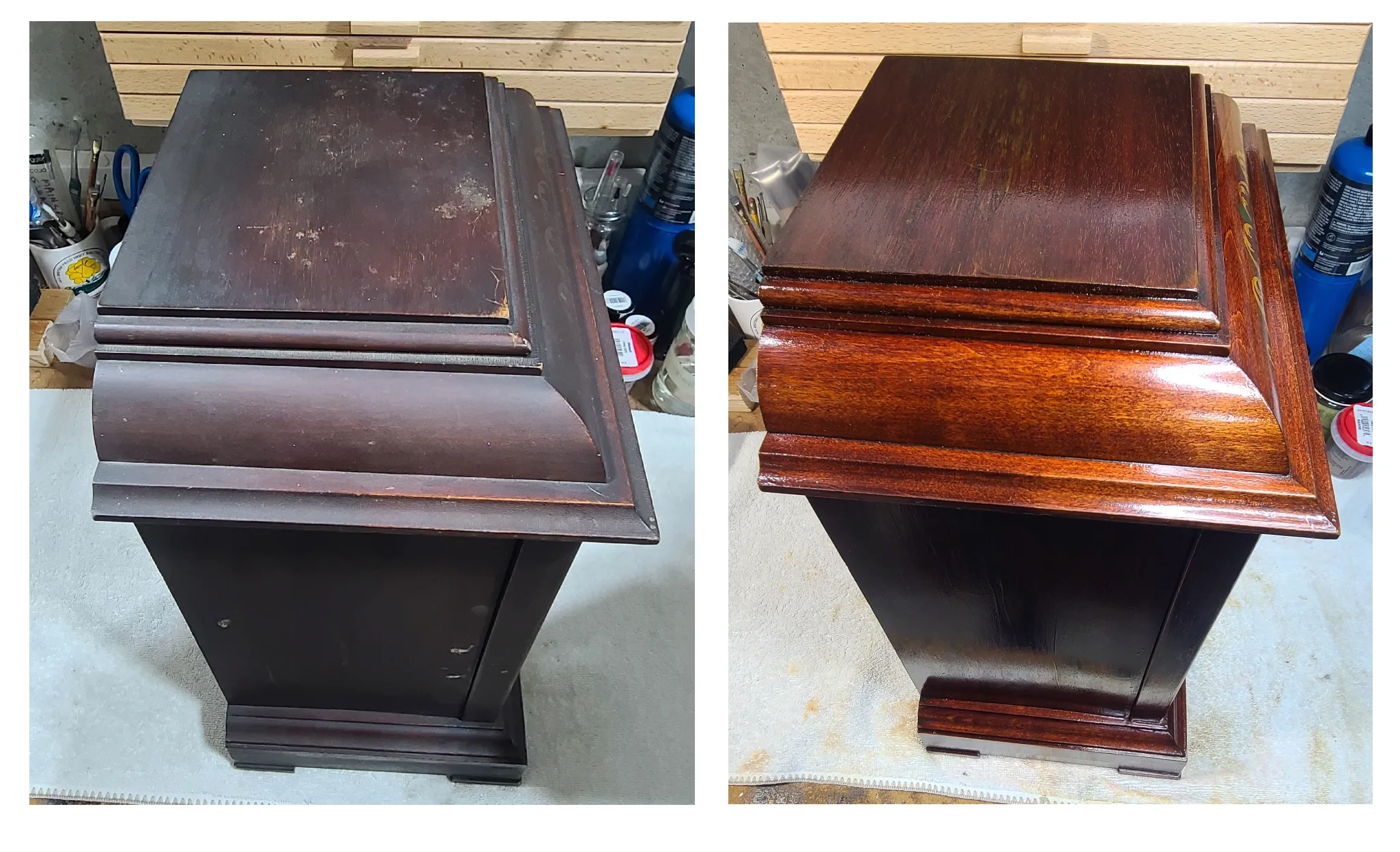 Case Restoration Authentic Wood Refinishing restoration