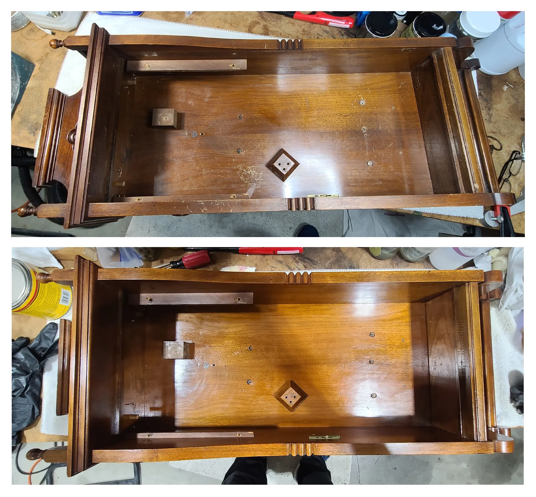 Case Restoration Authentic Wood Refinishing restoration