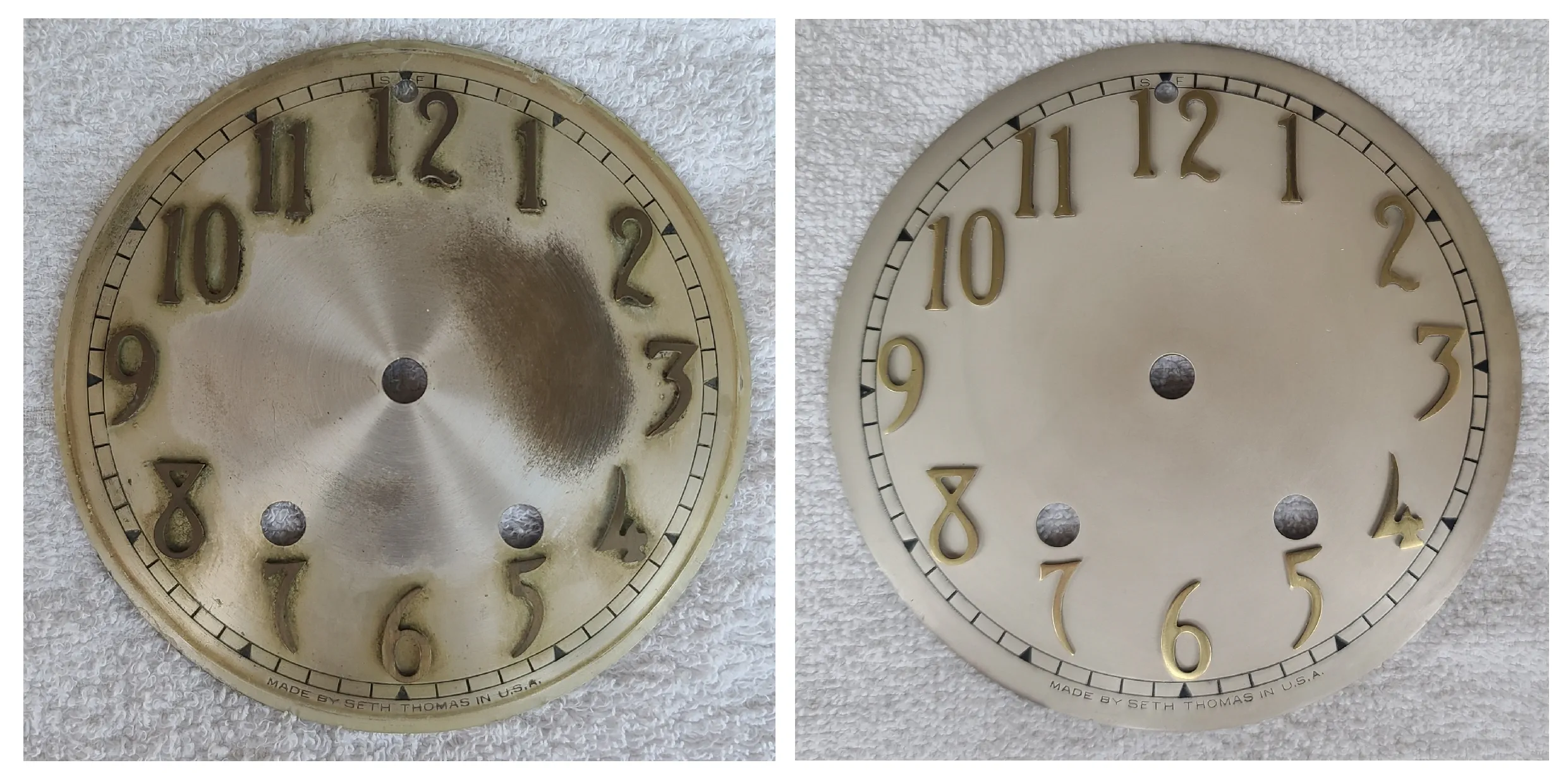 Dial Restoration Museum Quality Finish restoration
