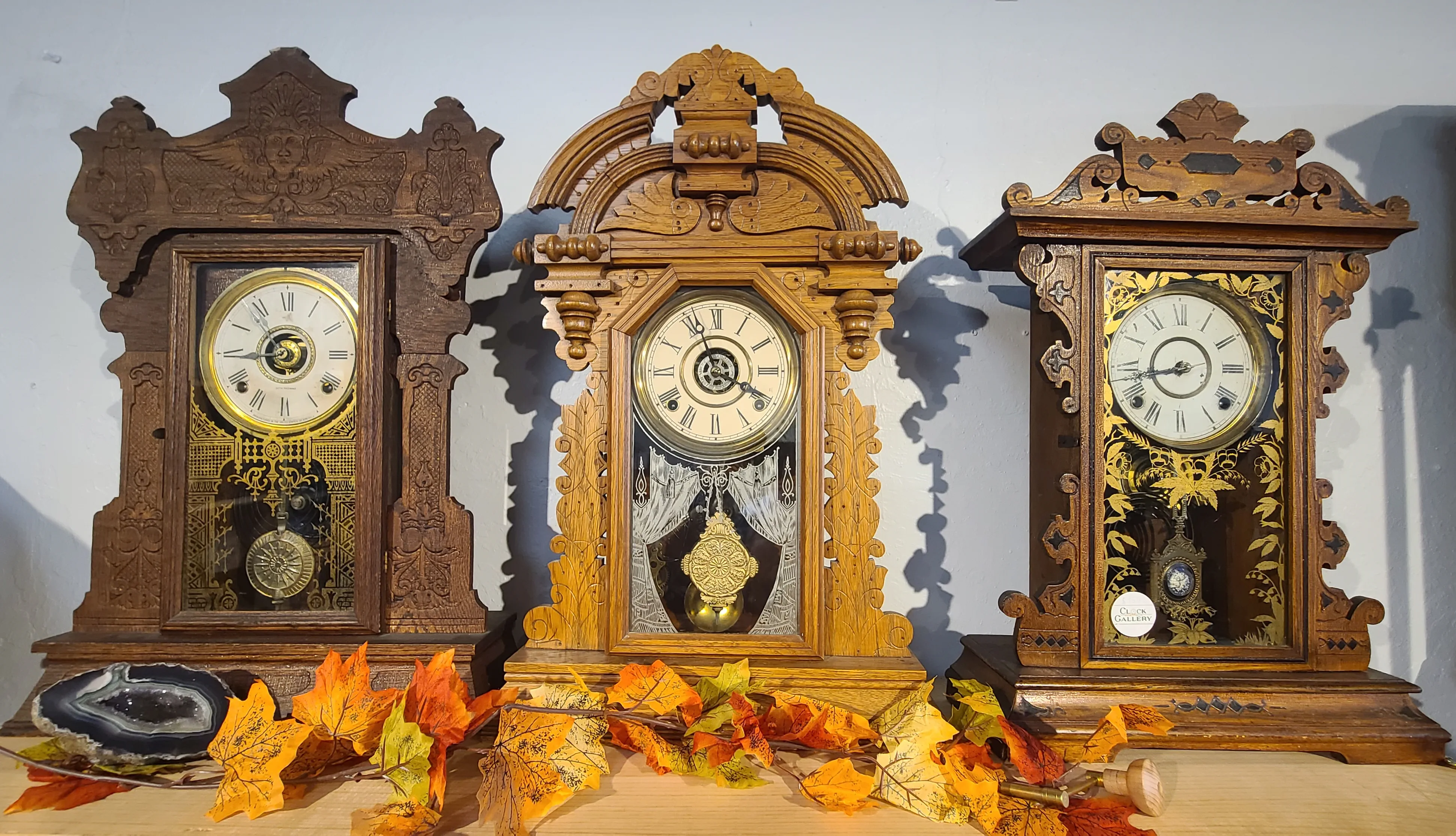 Three Kitchen (Gingerbread) Clocks, Your Choice