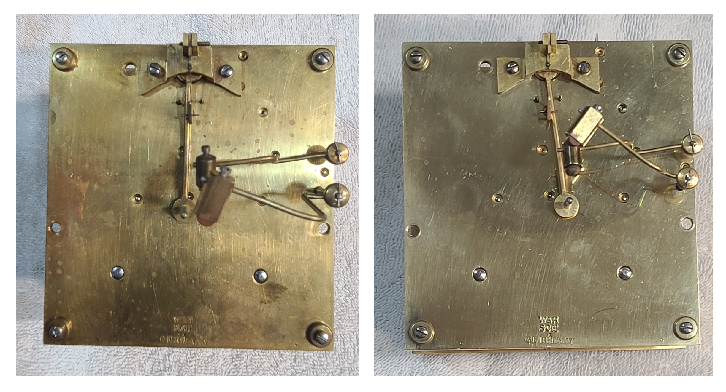 Extremely Rare German Petite Sonnerie Lancet Clock Exported New to the United States