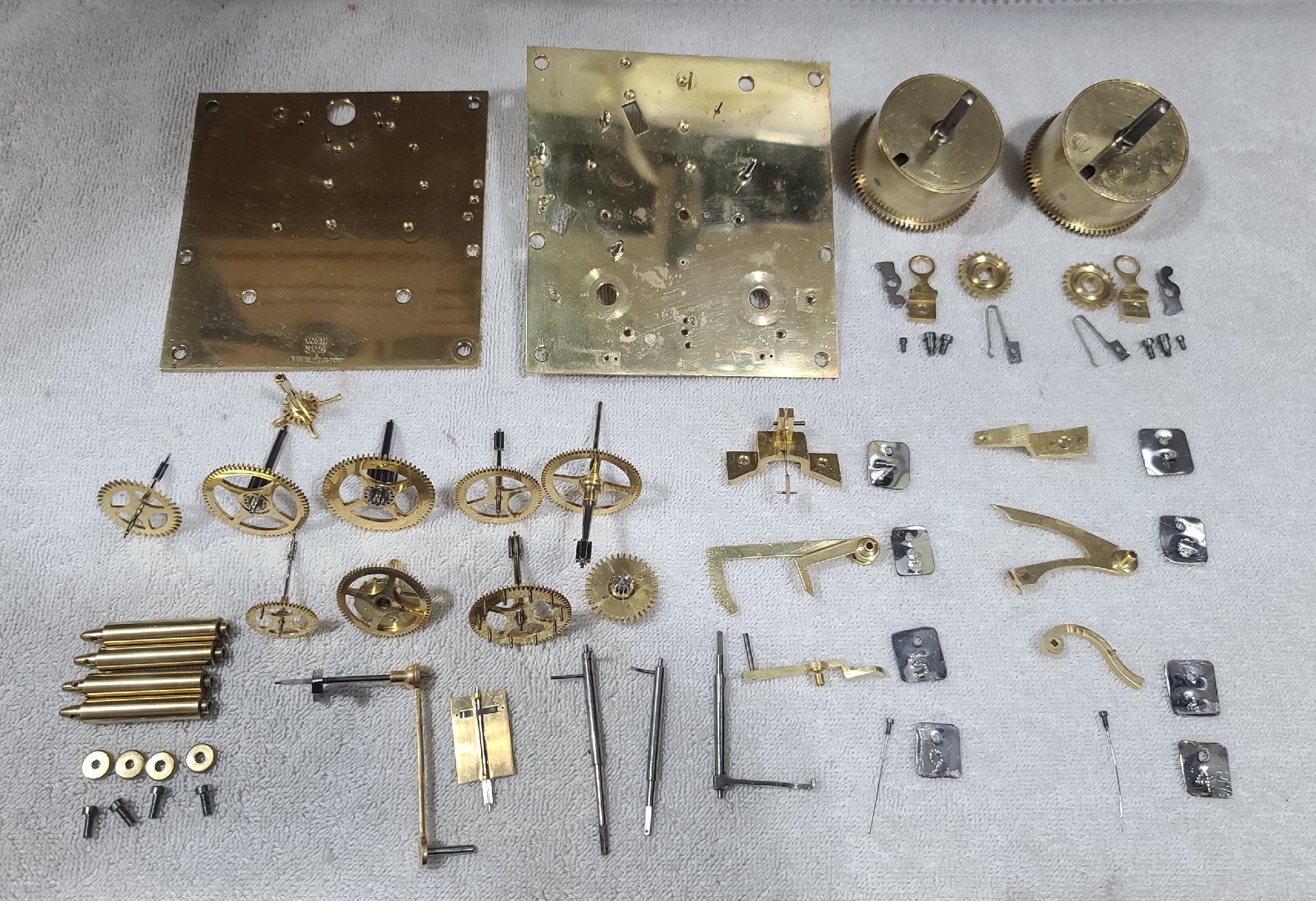 Extremely Rare German Petite Sonnerie Lancet Clock Exported New to the United States